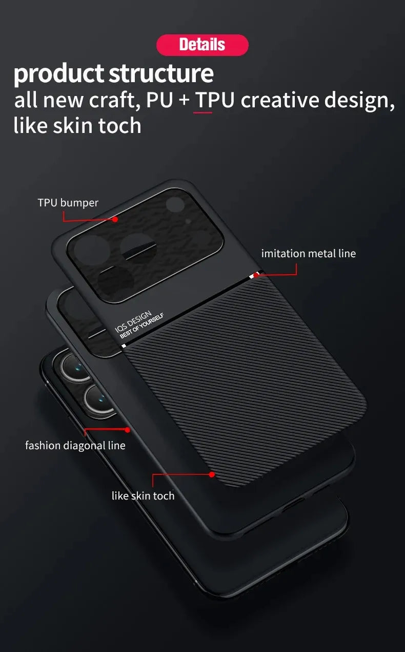 Best magsafe leather matte magnetic case for iphone